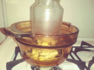 Melting Mango Butter without a double boiler