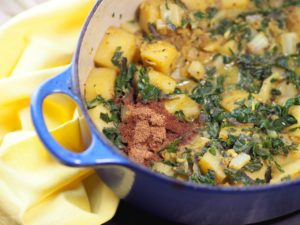 Laini Oldfield - Comforting Silverbeet & Potato Curry